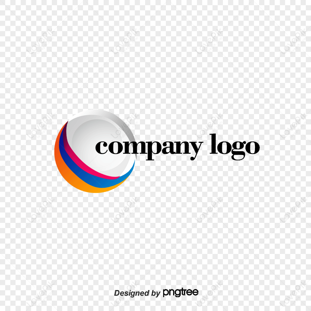 three color company logo colorful logo free stock png company 12336 wh1200