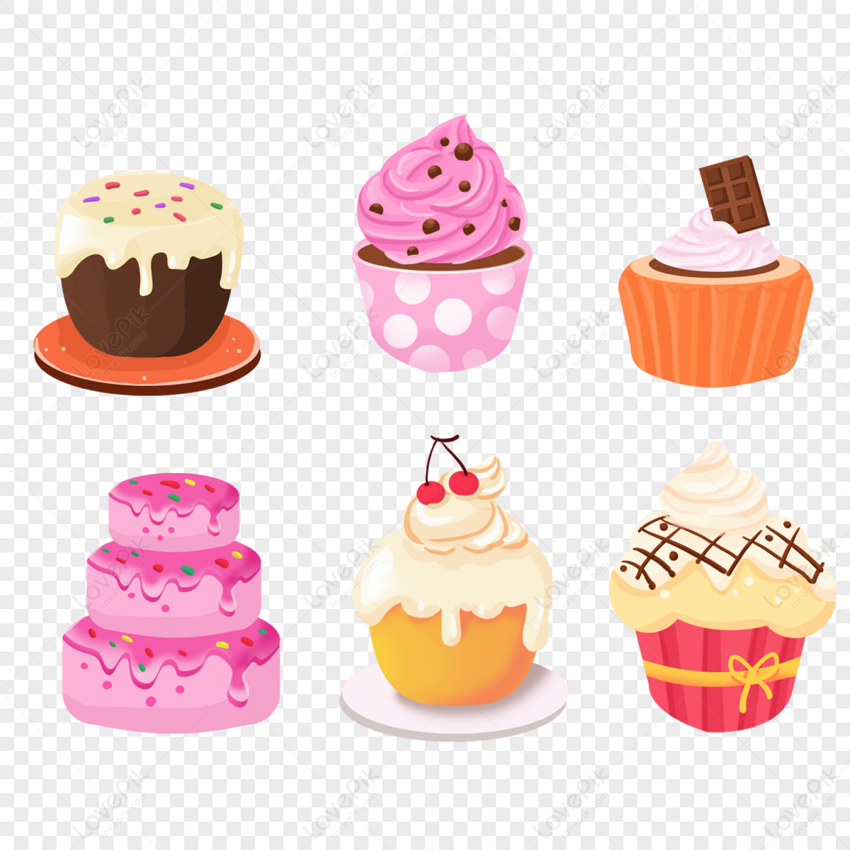 Vector Cartoon Birthday Cake,happy Birthday,bakery,exquisite Cake PNG ...