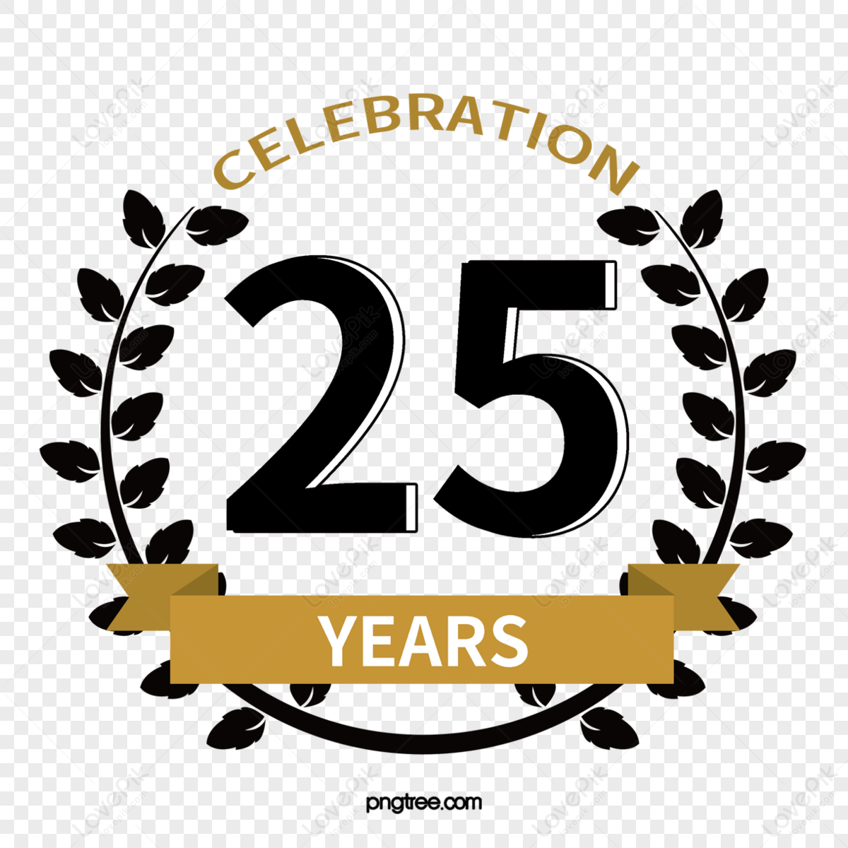 25th Anniversary Of Vector,happy Anniversary,commemorate,green PNG Image  And Clipart Image For Free Download - Lovepik | 380027648