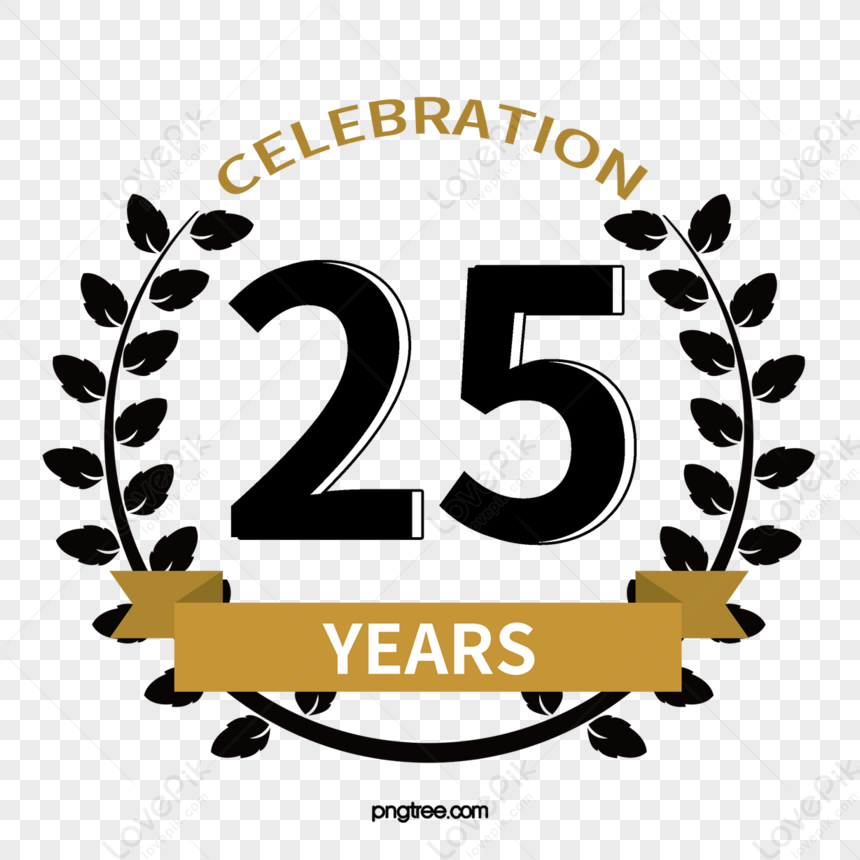25 Years Anniversary Vector Hd PNG Images, 25 Years Anniversary Logo With  Ribbon, Anniversary, Celebration, Logo PNG Image For Free Download | 25  year anniversary, Anniversary logo, Year anniversary