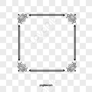 Black Pattern Border, Black Vector, Border White, Black White PNG White ...