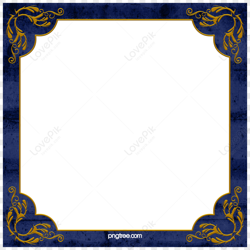 Blue Frame,border,blue Border,continental PNG Picture And Clipart Image ...