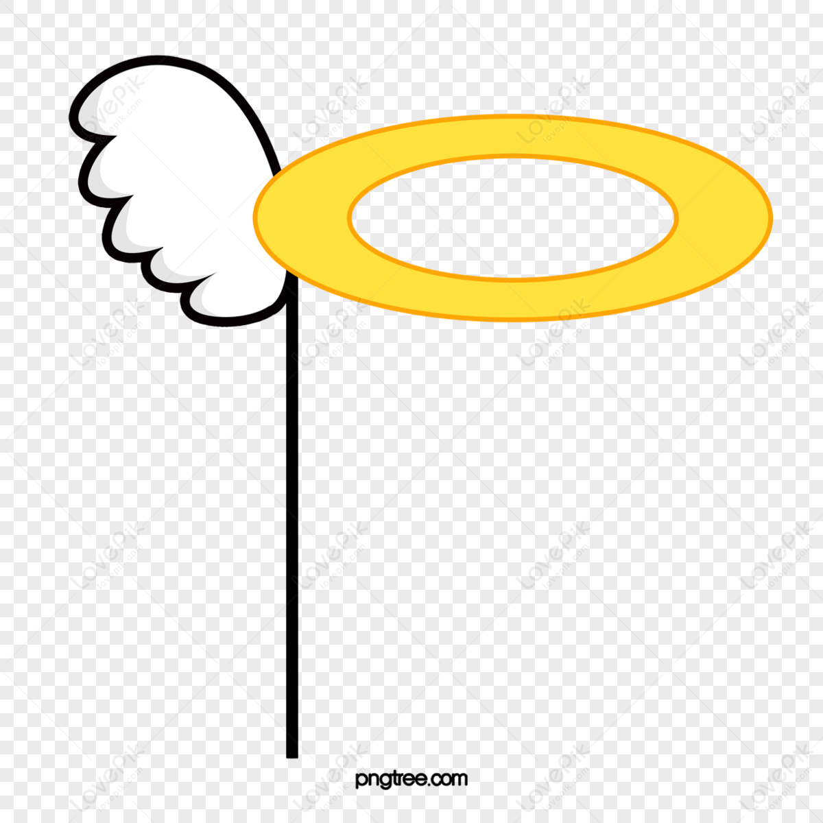Halo Angel Ring Isolated Stock Illustration - Download Image Now - Halo -  Symbol, Vector, Angel - iStock