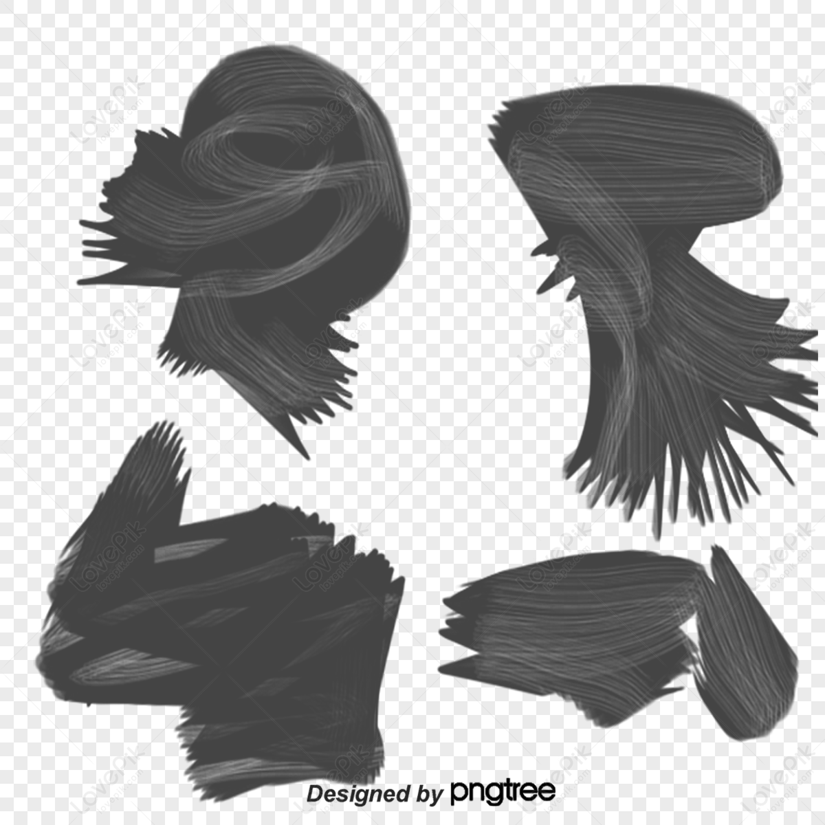 Black Ink Brush Strokes,scratch Brush,writing Brush,paint Brush PNG Image  And Clipart Image For Free Download - Lovepik