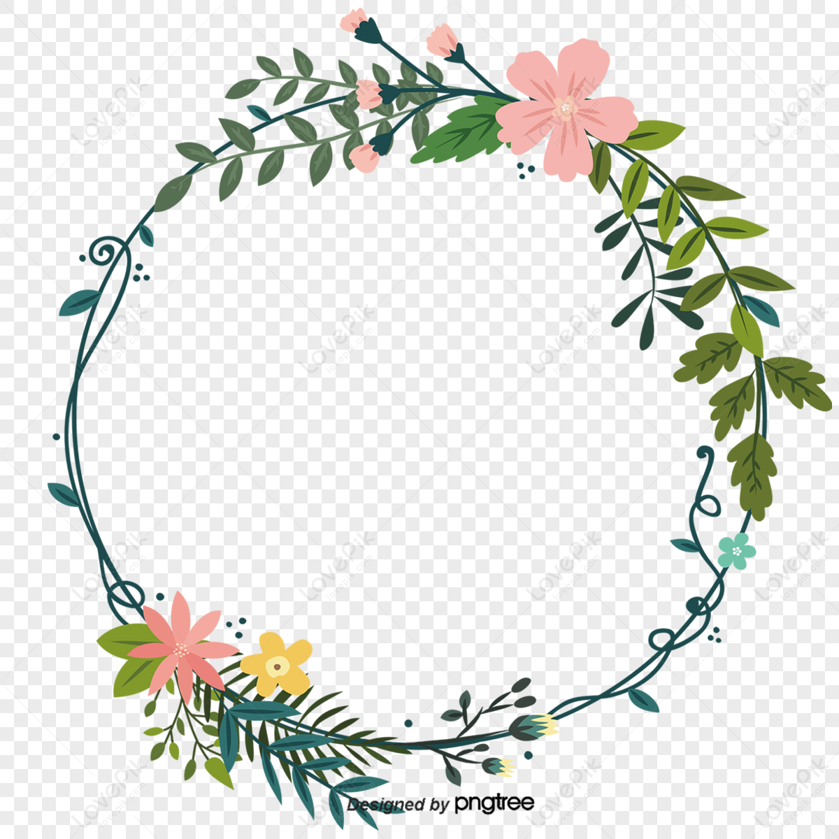 Cute Border Vector Image,flowers,gorgeous,cute Borders PNG White ...