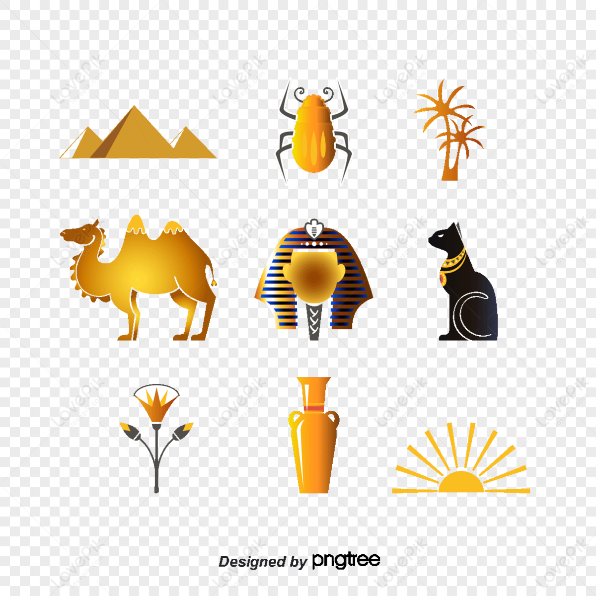 egypt,icon collection,silhouette,purification png transparent background