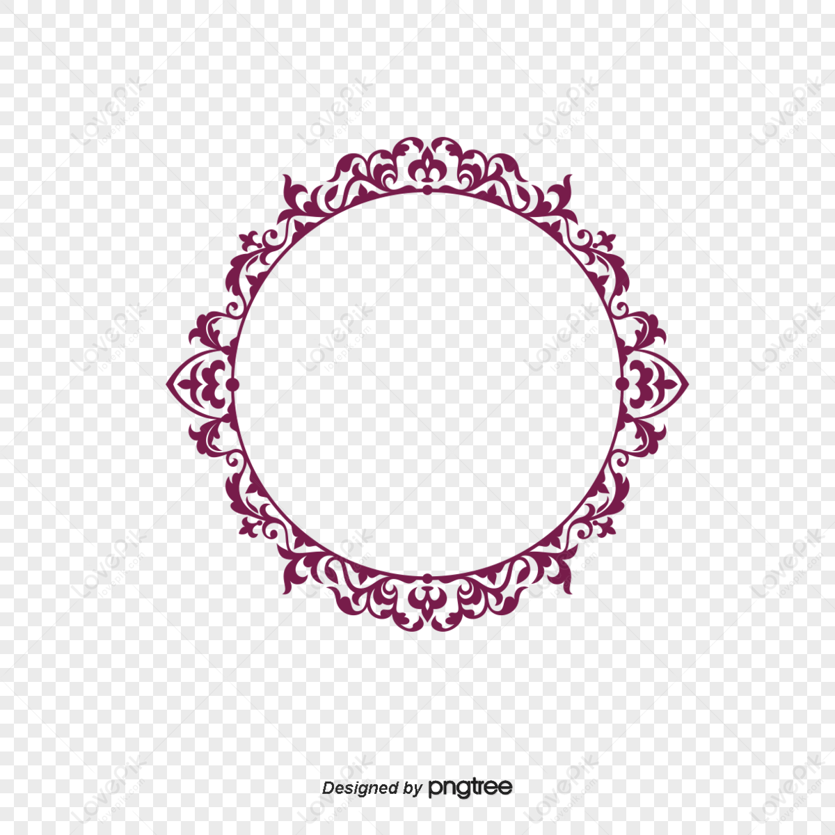 European Pattern Vector Circular Border,patterns,frame Template ...