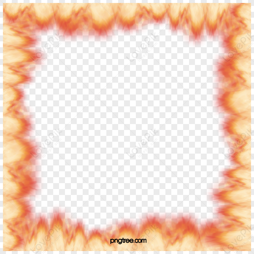 Flame Border,fire,yellow Fire Flames,flames Free PNG And Clipart Image ...