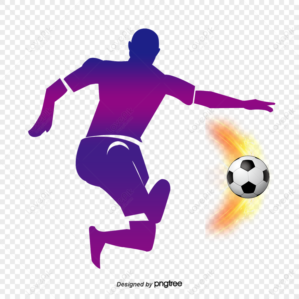 Soccer and football player man logo Royalty Free Vector