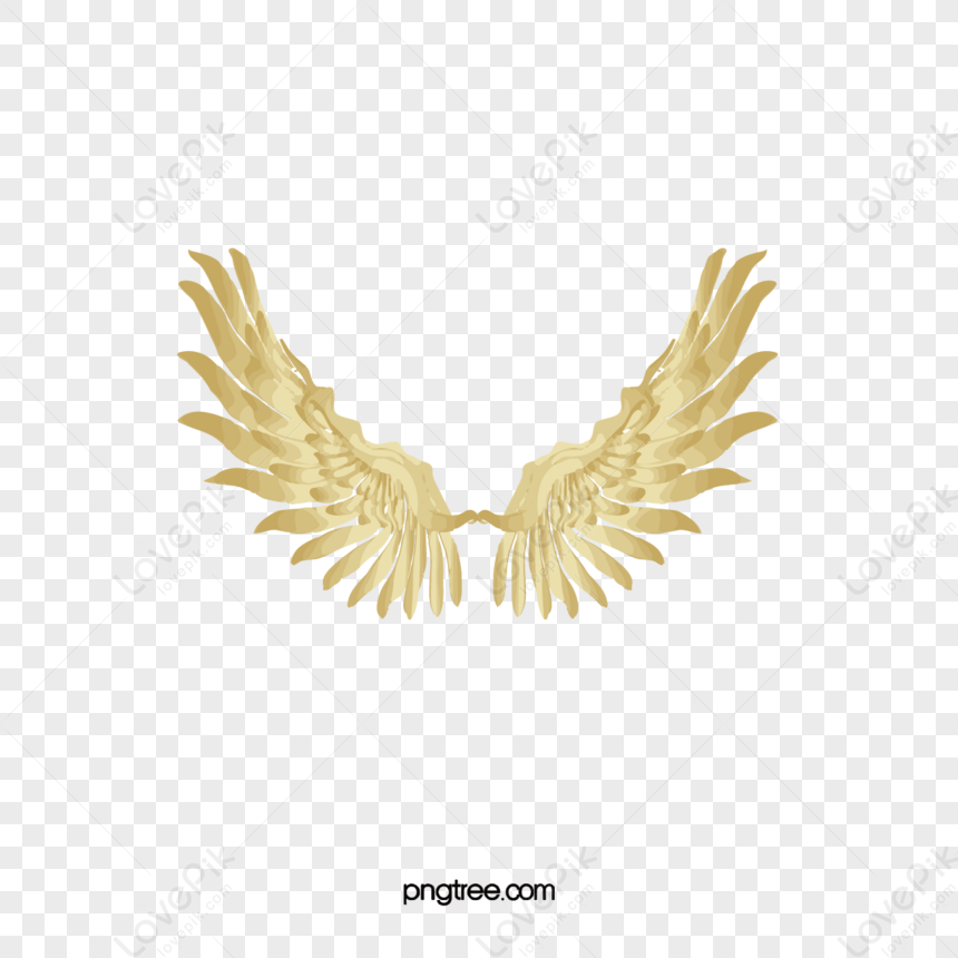 Gold wings clipart