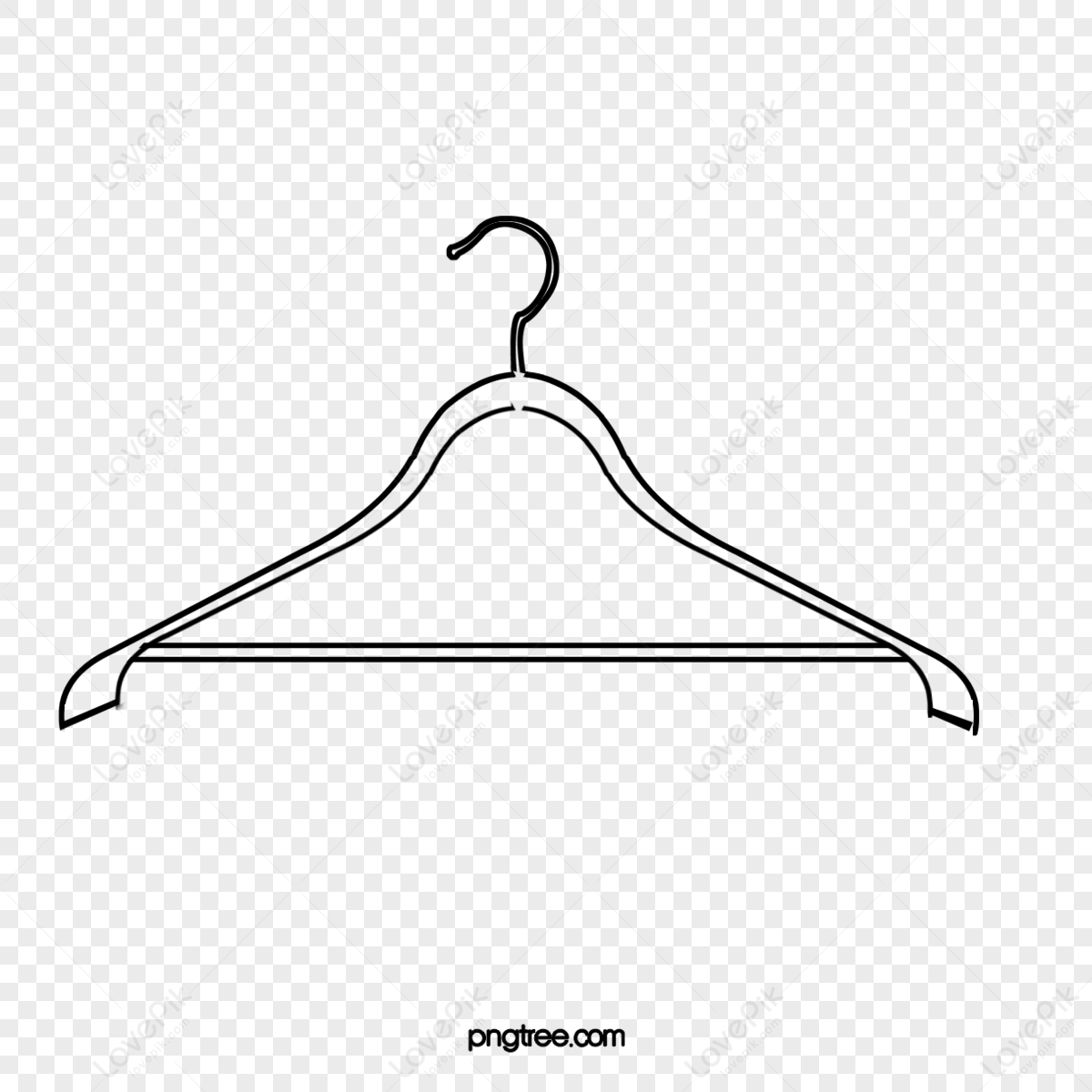 Black Hanger PNG Images With Transparent Background | Free Download On ...