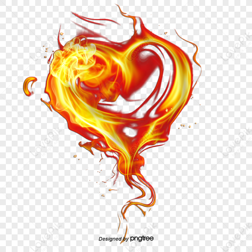 Heart Fire Wallpaper,iron,burning Wire,flame Texture PNG Picture And ...