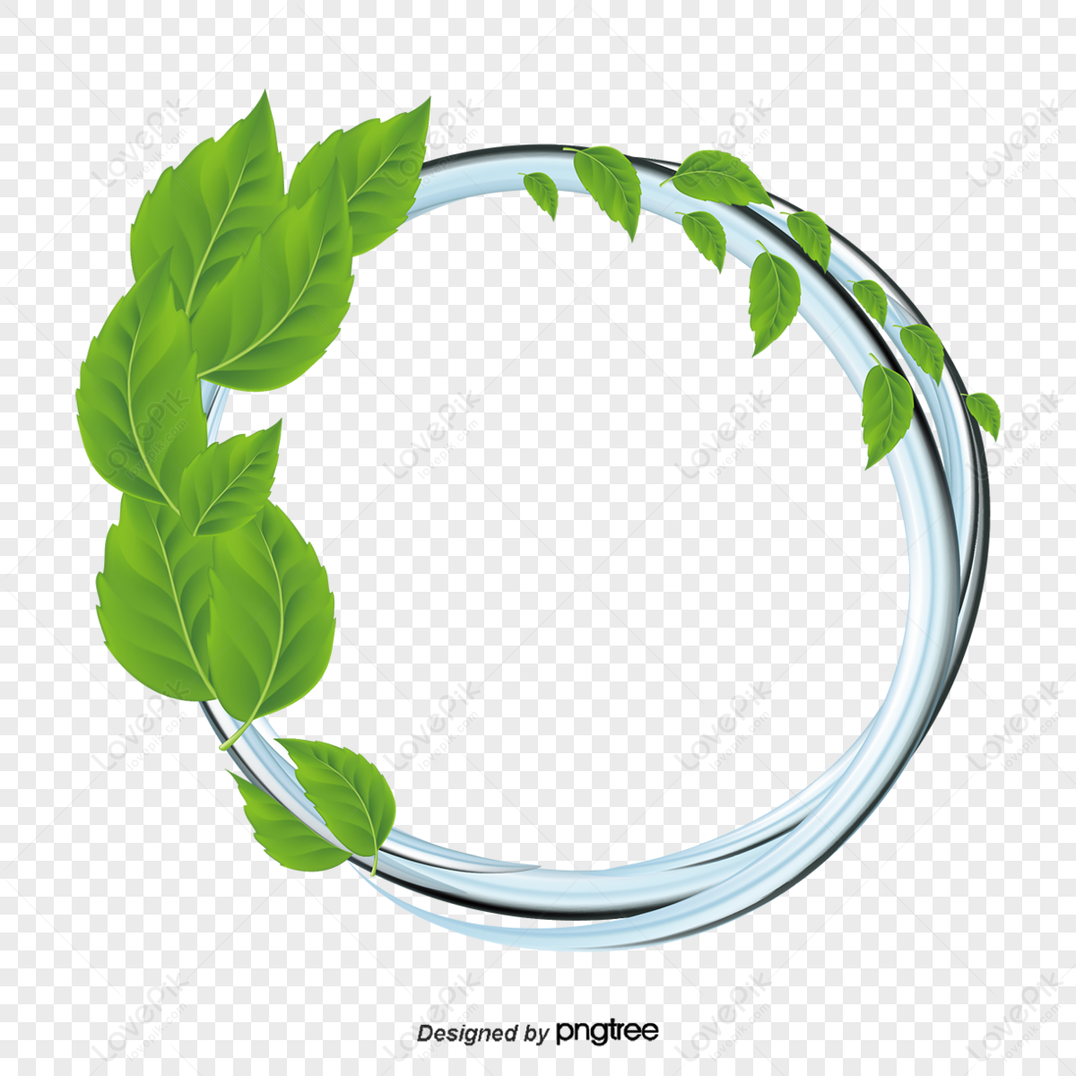 Leaves Circle,loop,line,leaf Free PNG And Clipart Image For Free ...