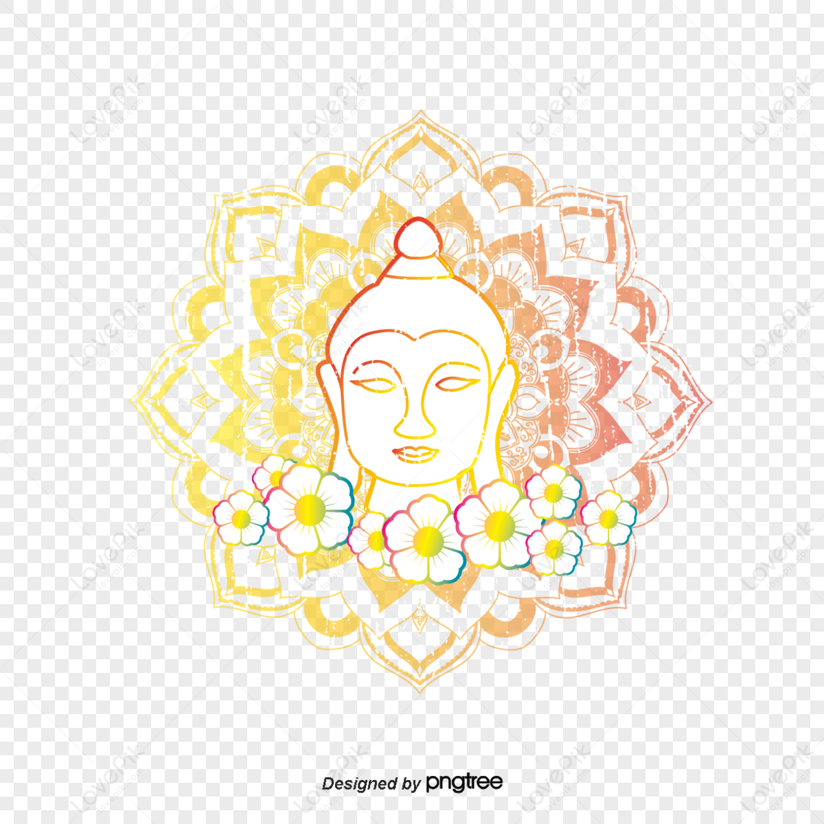 Seigneur Bouddha clipart