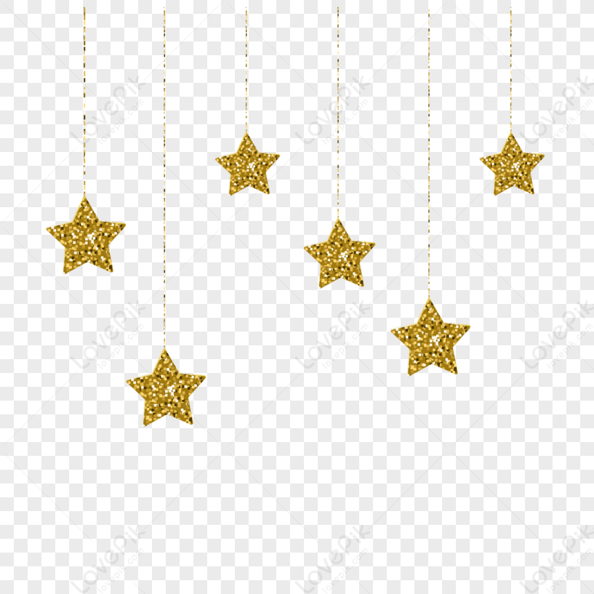 Matte Texture Golden Five-pointed Star,pentagram,five Stars,stars PNG ...