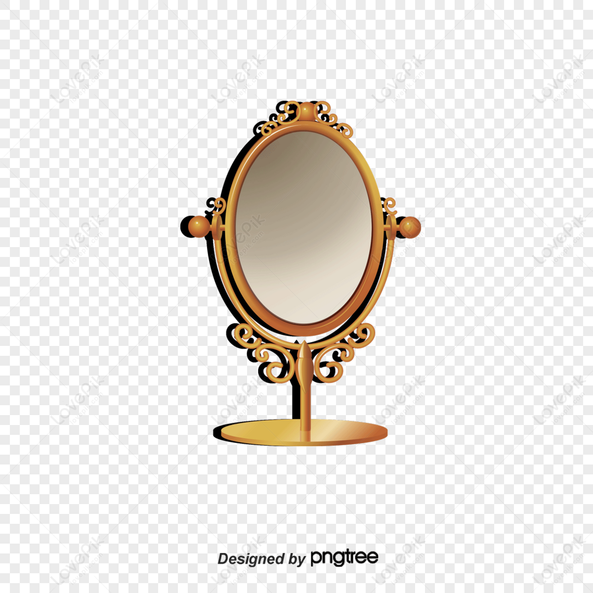 Mirror Border,frame,golden PNG Transparent Image And Clipart Image For ...