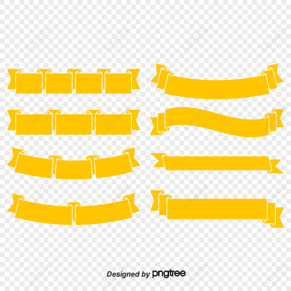 Orange Ribbon png download - 2209*981 - Free Transparent Ribbon