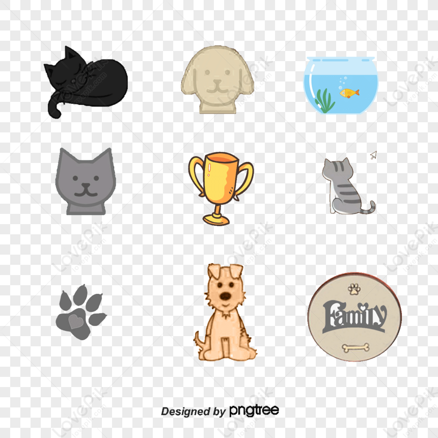 Cute Cartoon Cat Icon PNG Images, Vectors Free Download - Pngtree