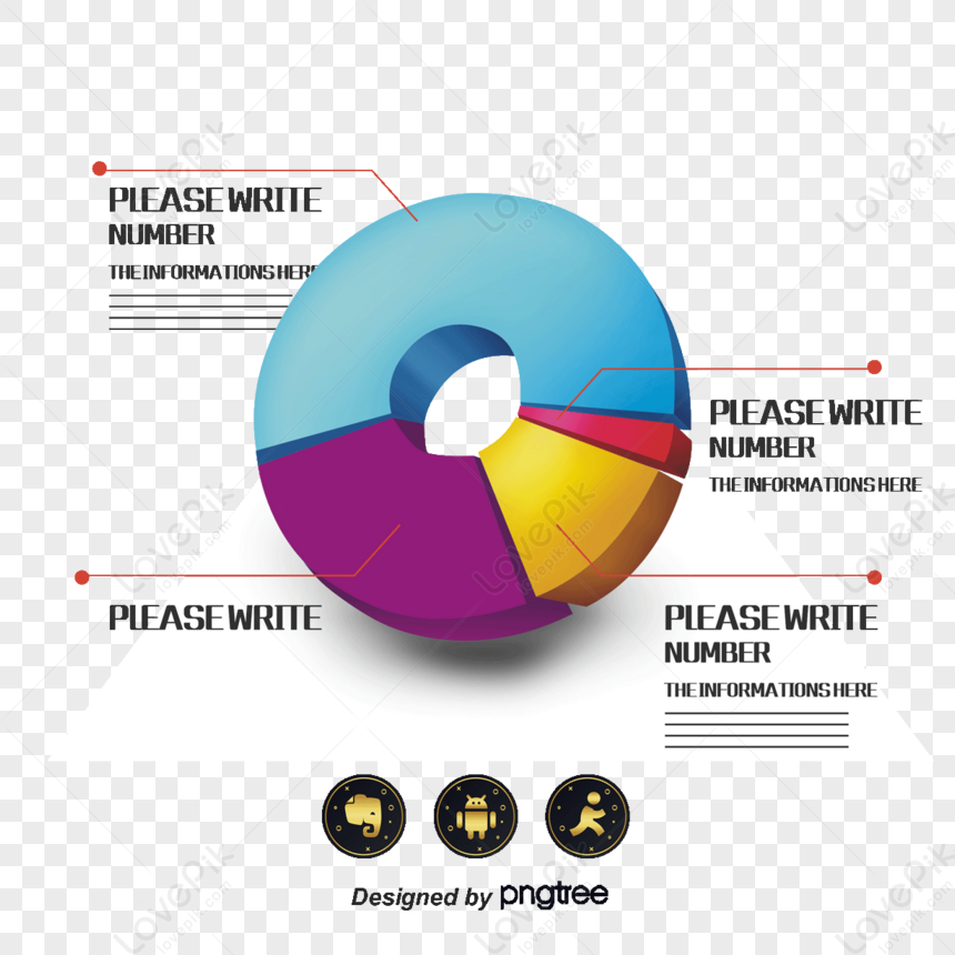 Round Three Dimensional Vector Chart Ppt Scale Drawing Chart Analysis Png Transparent And