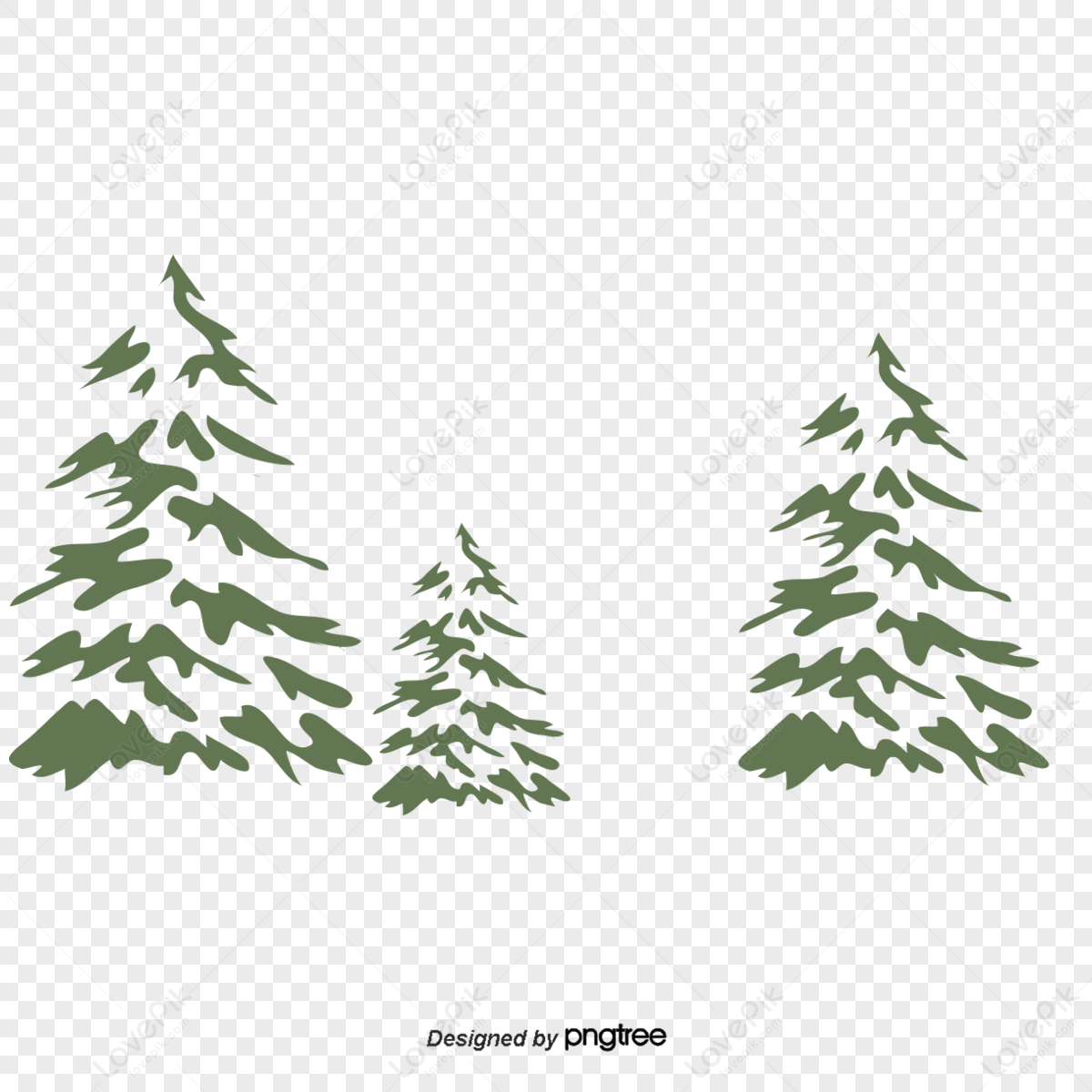 Snow Tree Vector PNG Images With Transparent Background | Free Download ...