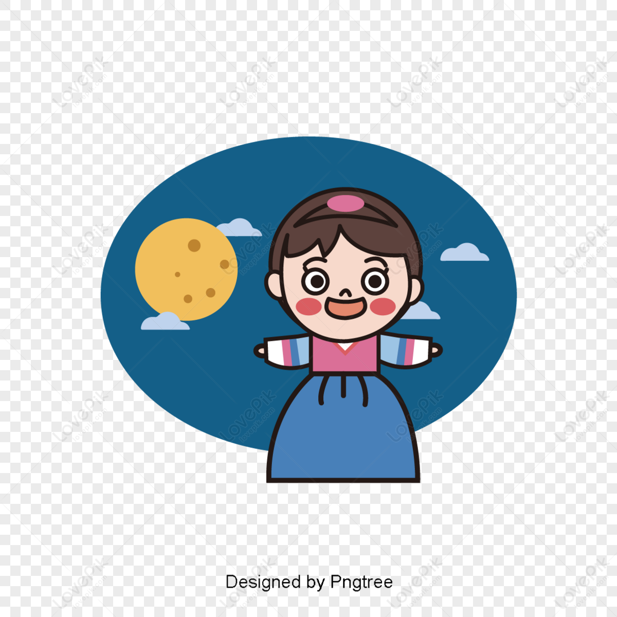 south korea vector character illustration,wall,illustrated people,cartoon characters png transparent image