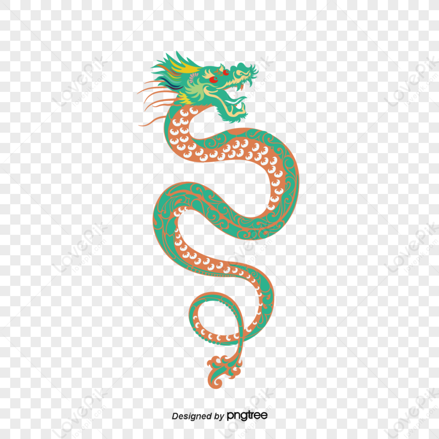 Vector Color Animal,dragon,anime,tattoo PNG White Transparent And ...