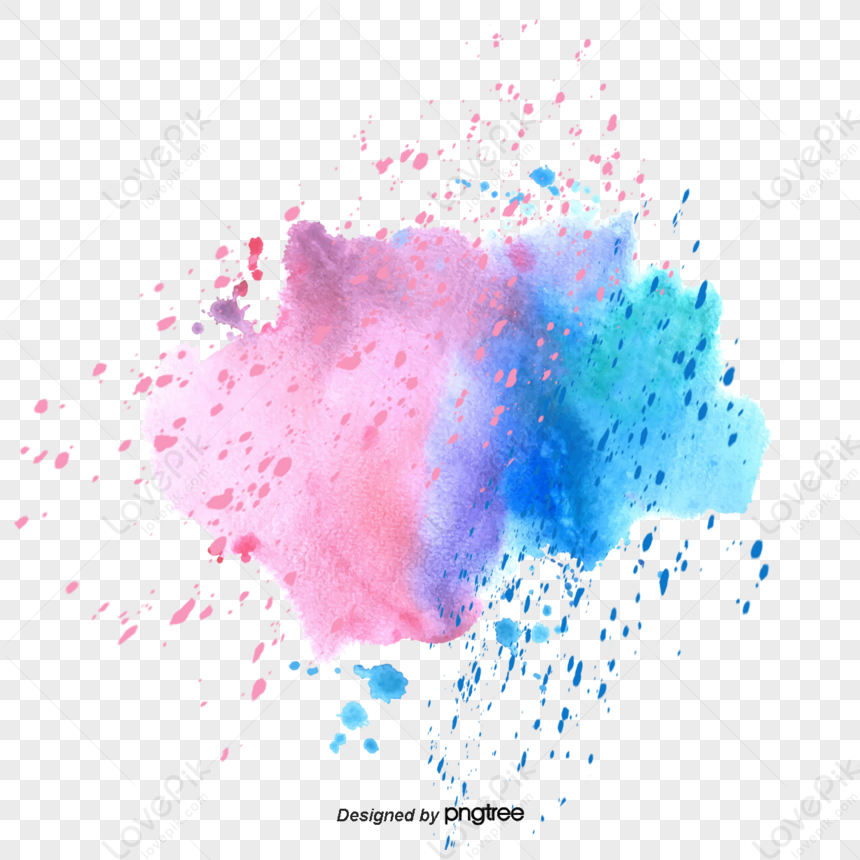 Vector Color Hand-painted Watercolor Splash,watercolor Colors,paint ...