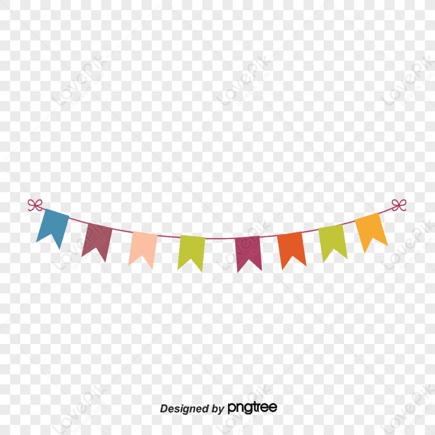 Vector Cute Bunting,bow,cartoon PNG Image Free Download And Clipart ...