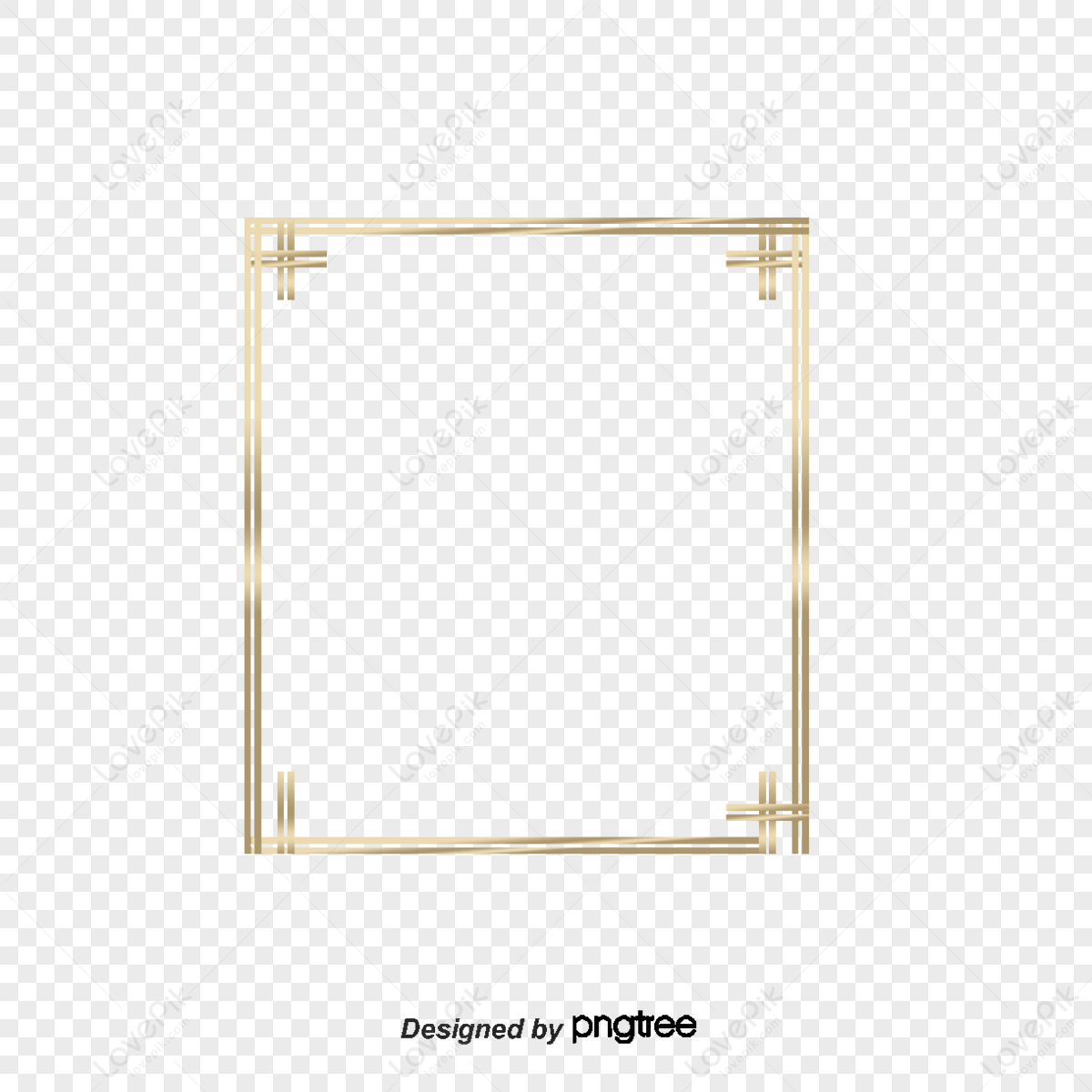 Vector Painted Gold Frame,hand Painted,gold Painting,painting Frame PNG ...