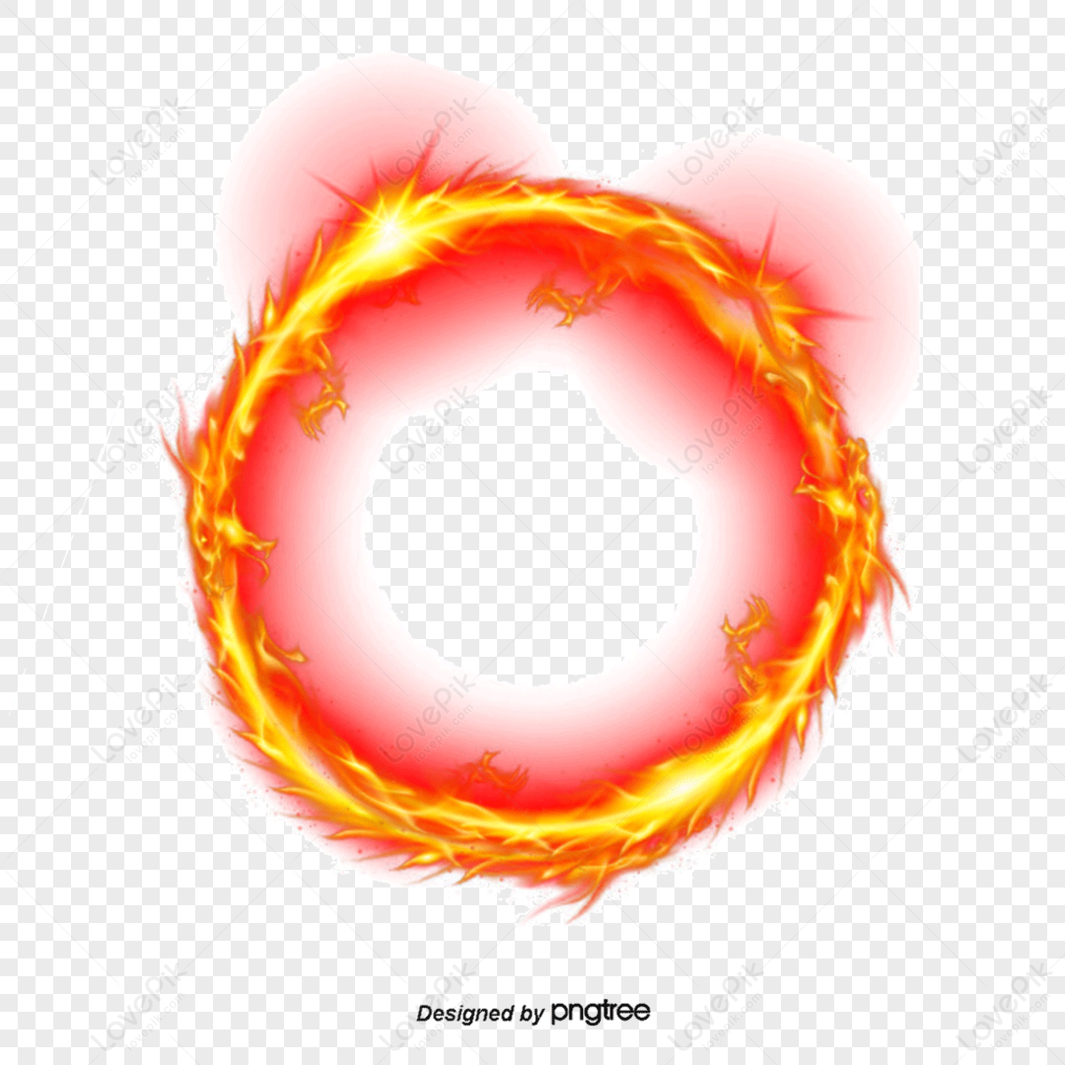 Fire Ring Circular Effect, Ring Of Fire, Round, Flame PNG Transparent  Clipart Image and PSD File for Free Download