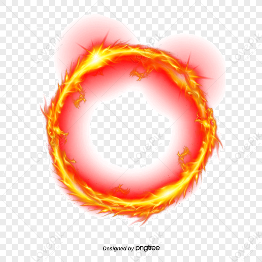 Vector Ring Of Fire,fire Icon,fire Effects,fire Overlay PNG Free ...