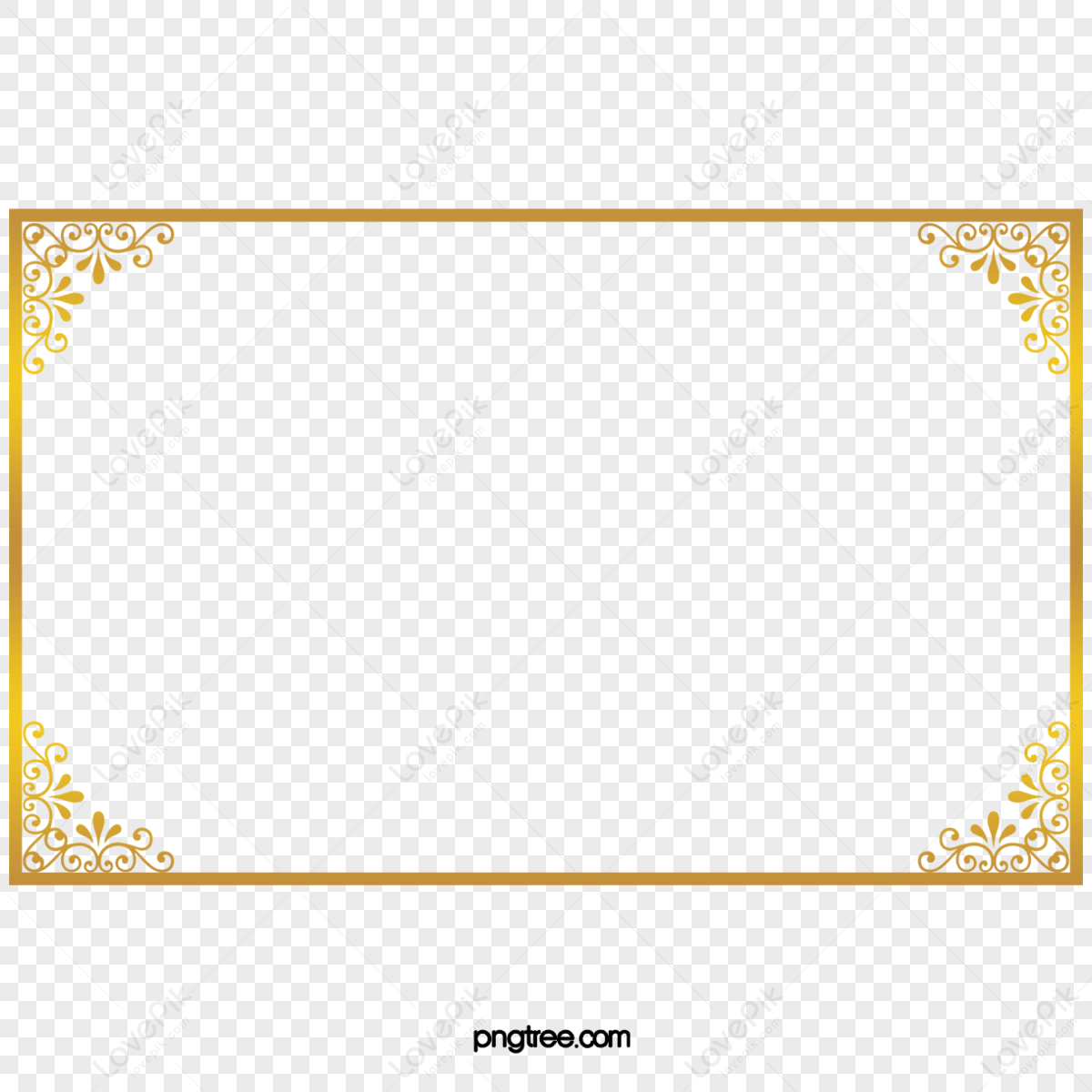 Vintage Lantern Chinese Border,frame Template,retro,gold Frame PNG ...