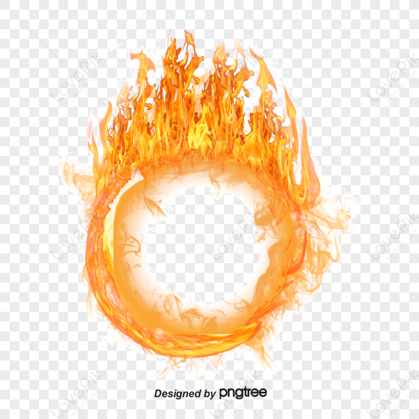 A Ring Of Fire,flame Texture,fire Effects,fire Overlay PNG Transparent ...