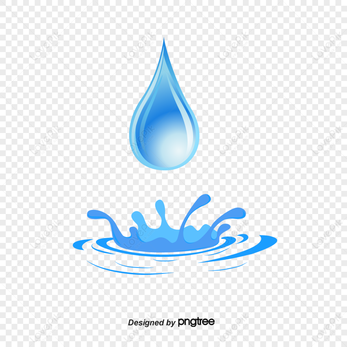 Blue Water Drop,environmental,fresh,isolated PNG Free Download And ...