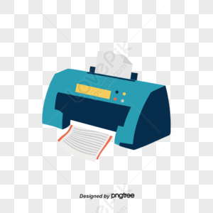 Cartoon Printer PNG Images With Transparent Background