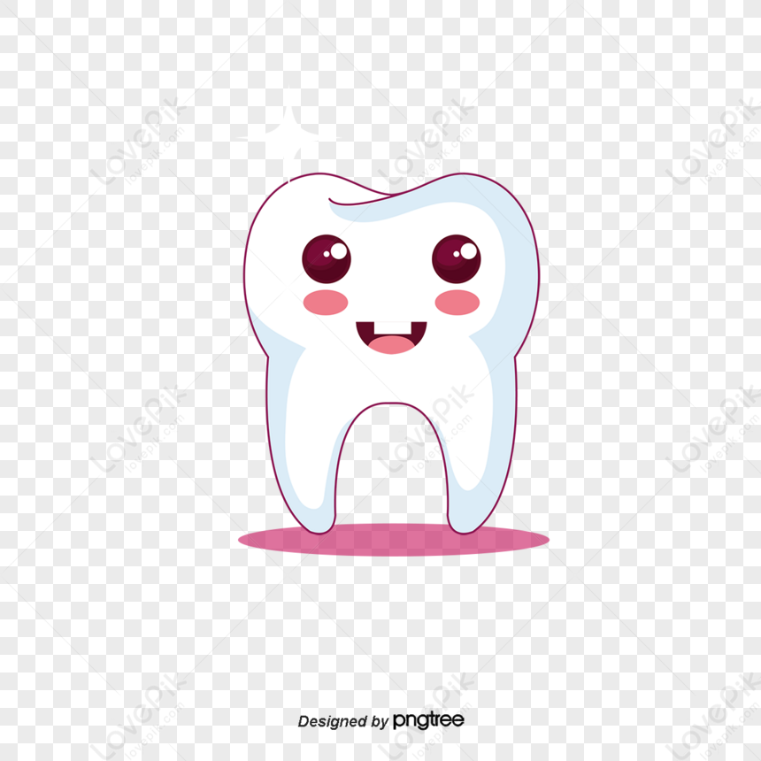 Cartoon Tooth,eyebrow,wink,smile PNG Free Download And Clipart Image ...