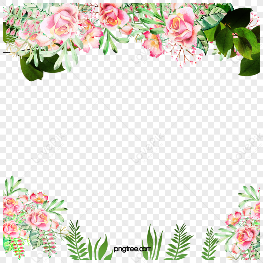 Creative Flower Border,greetings,illustration,responsibility PNG Free  Download And Clipart Image For Free Download - Lovepik