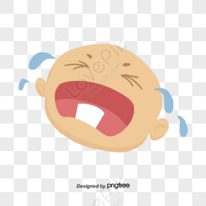 Crying Baby Cartoon PNG Images With Transparent Background | Free ...