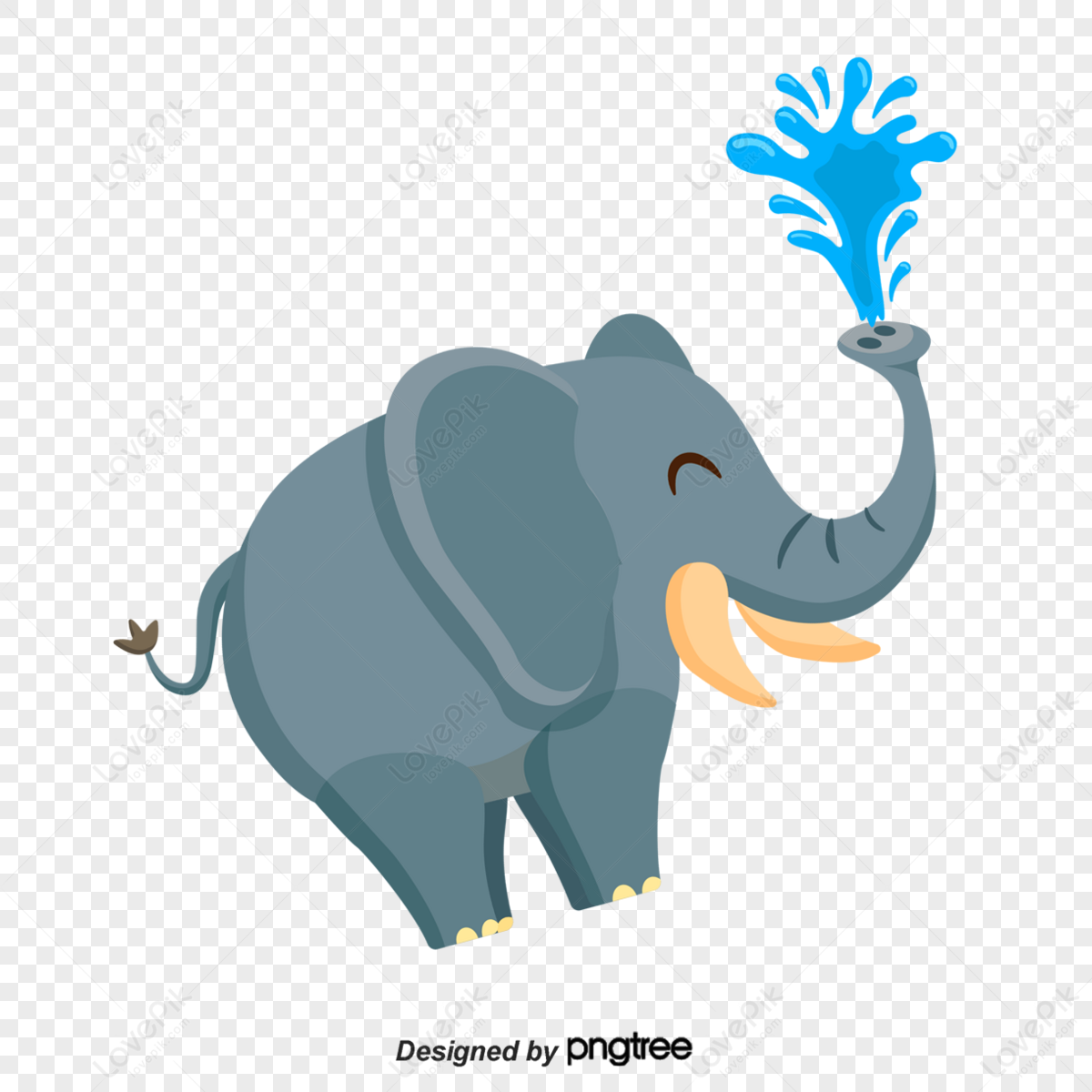 cute baby elephant cartoon elephant,clip,africa,hand png picture
