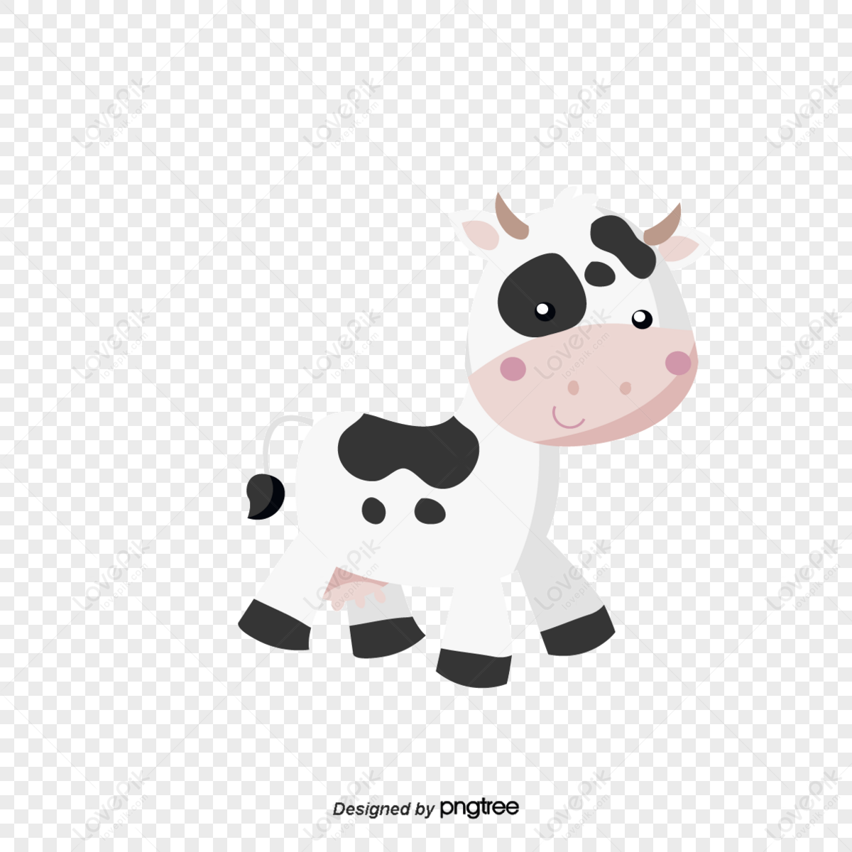 Cartoon Cow PNG, Vector, PSD, and Clipart With Transparent Background for  Free Download | Pngtree