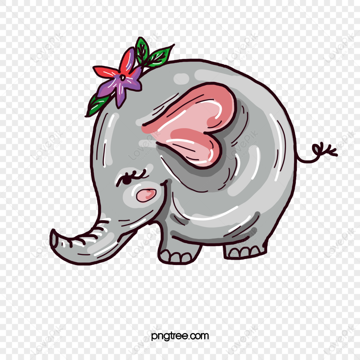 Baby Elephant Pencil Drawing Digital Download, Digital Print, Baby Animals,  Elephant, Sticker - Etsy