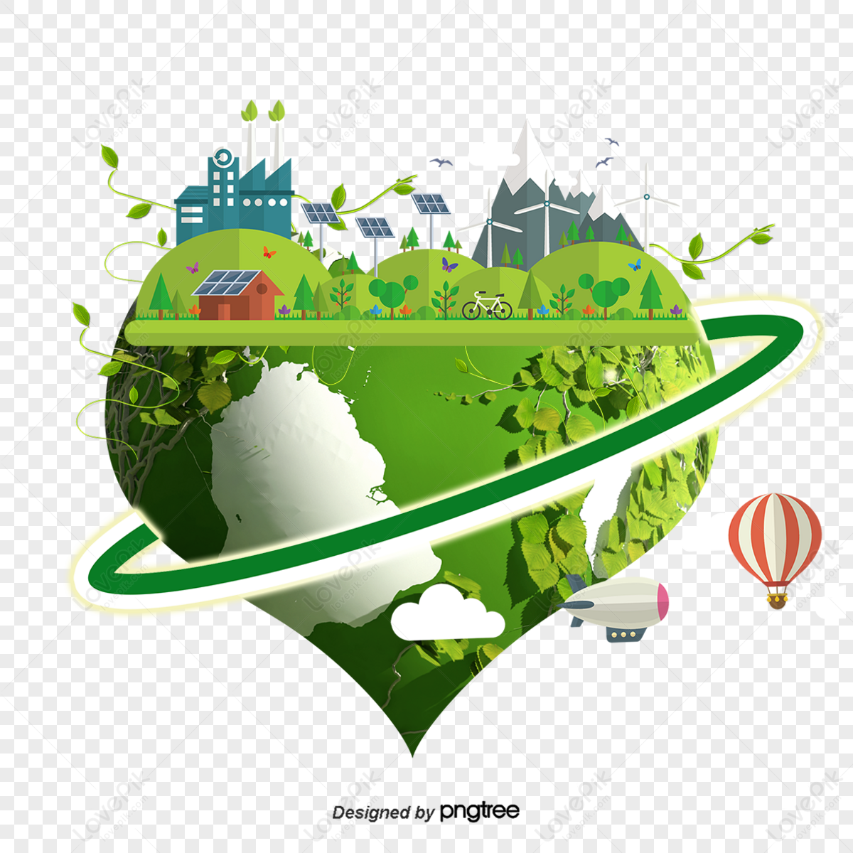 Green Planet PNG Transparent Images Free Download | Vector Files | Pngtree