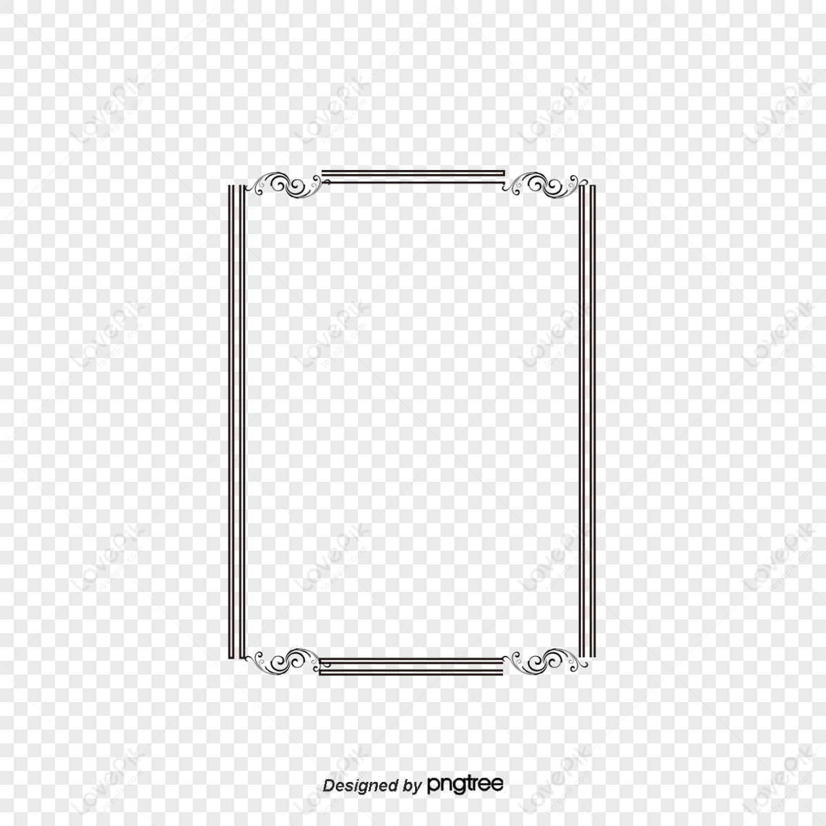 Free Floral Frame PNG Images With Transparent Background | Free ...