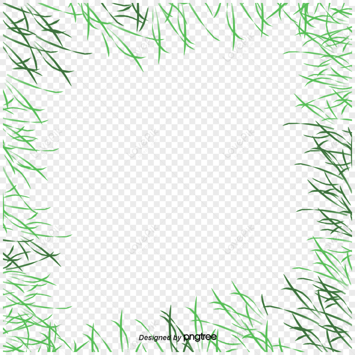 Green Leaf Borders,fresh,decor,plant Borders PNG Transparent And ...