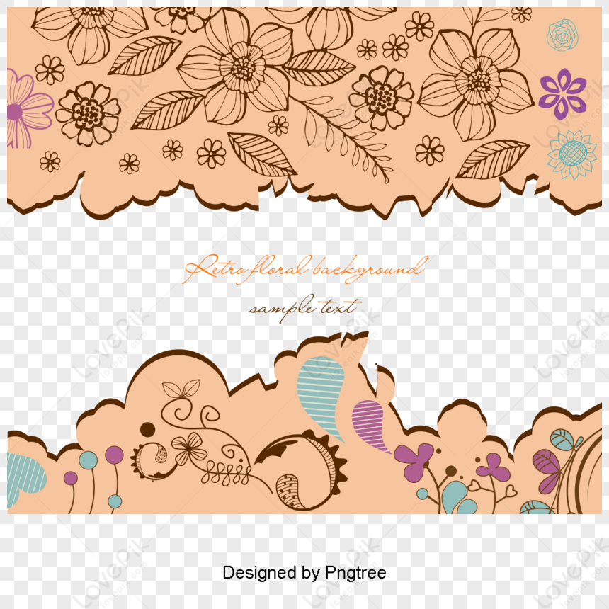 Hand Painted Pattern Vector,purple,leaf,line PNG Image Free Download ...