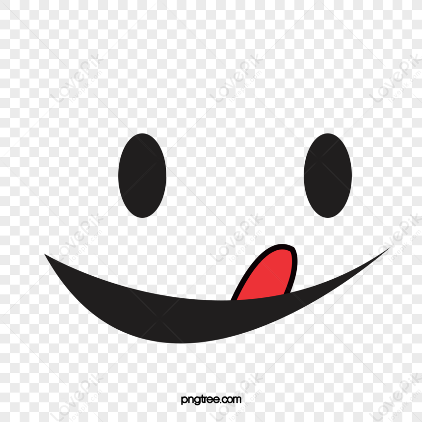 Hand-painted Smiley Face,cartoon,emotional,hands On Face PNG ...