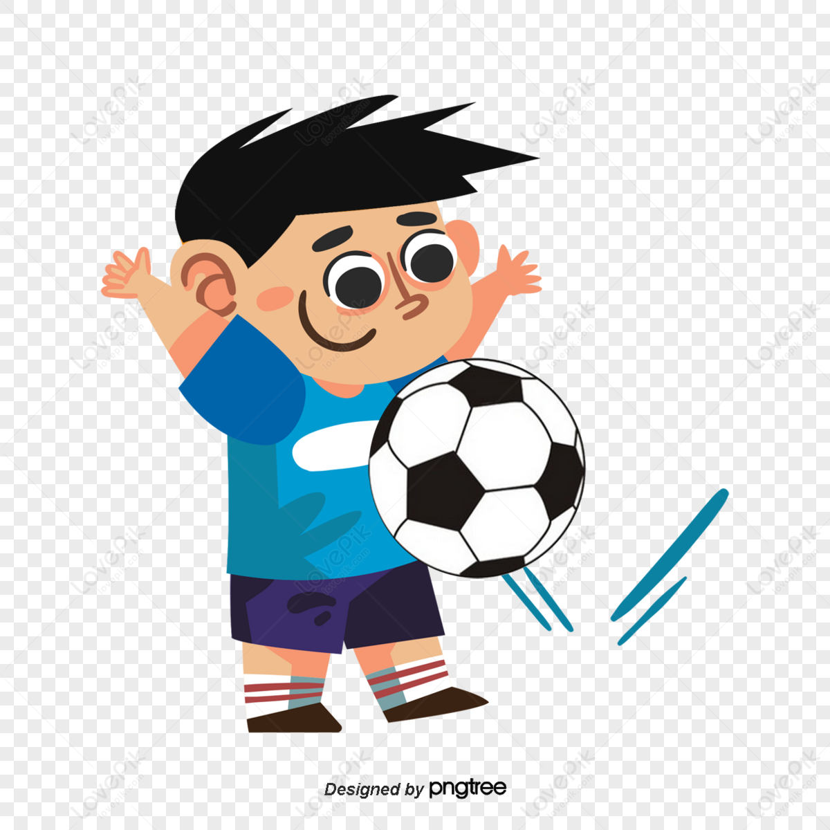 Little Boy Playing Soccer,movement,game,goal PNG Image Free Download ...