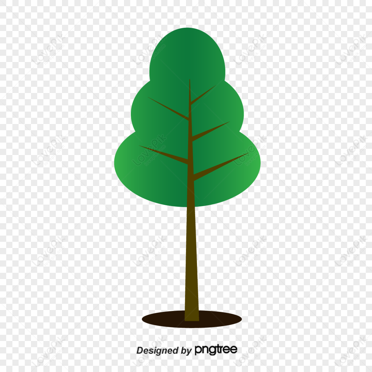 Lovely Tree,cartoon Tree,trees,tree Logo PNG Image Free Download And ...