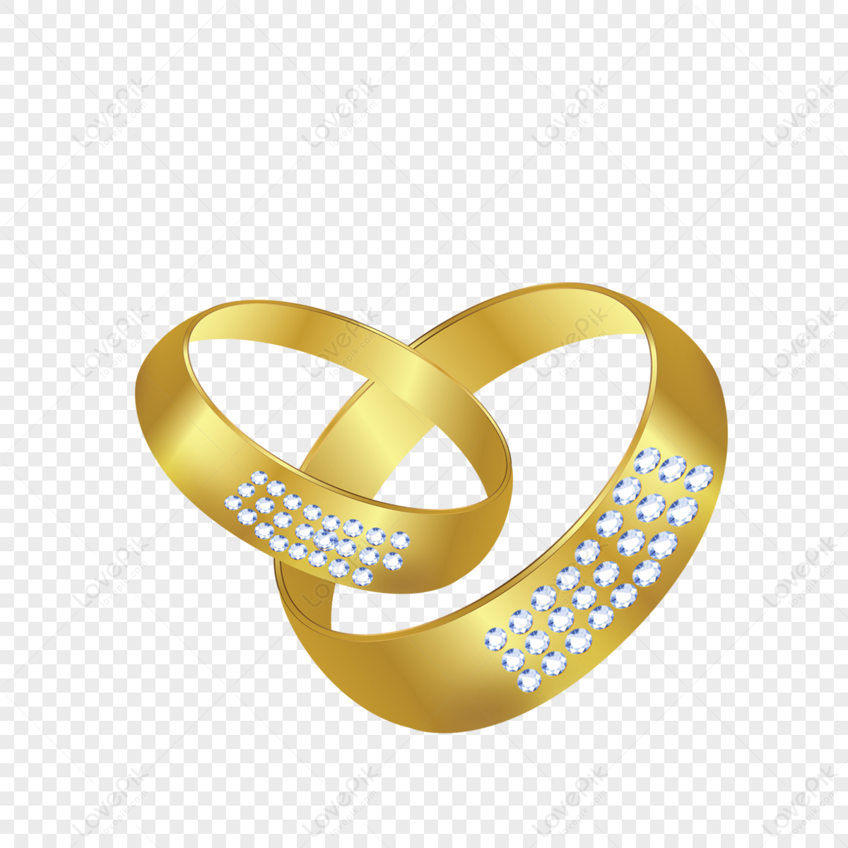 Wedding Ring Vector Material,golden,wedding Rings,wedding Logo PNG White  Transparent And Clipart Image For Free Download - Lovepik | 380023742