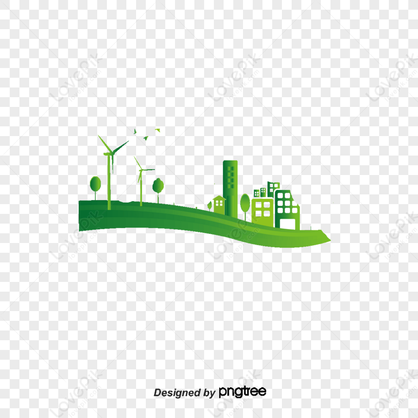 Promotional Material Green City Background,green Promotions,creative ...